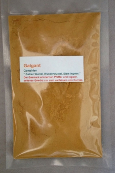 Galgant-gemahlen-Tüte