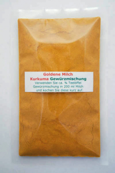Goldene-Milch-Kurkuma-Tüte Goldene-Milch-Kurkuma-Tüte