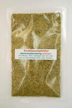 Knoblauchpfeffer-Tüte.