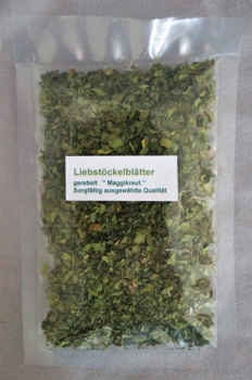Liebstöckelblätter gerebelt Tüte Liebstöckelblätter gerebelt Tüte