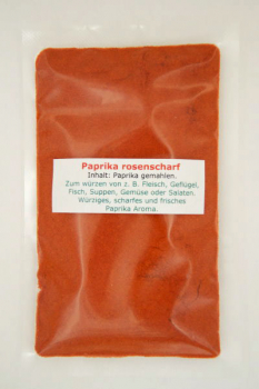 Paprika rosenscharf - Frische Gewürze Gourmet & Mehr