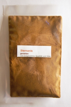 Sternanis gemahlen Tüte