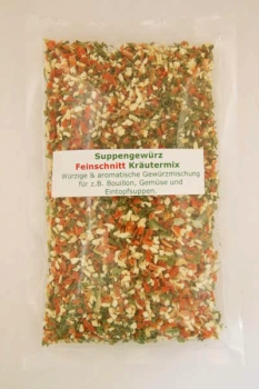Preview: Suppengewürz Feinschnitt Kräutermix Preview: Suppengewürz-Feinschnitt-Kräutermix-Tüte