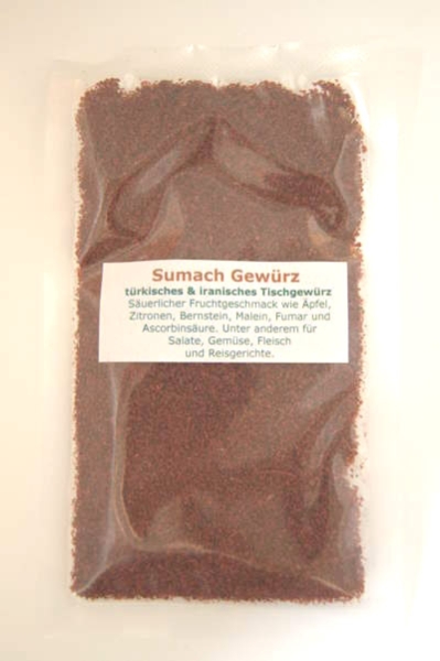 Sumach-Gewürz-Tüte Sumach-Gewürz-Tüte