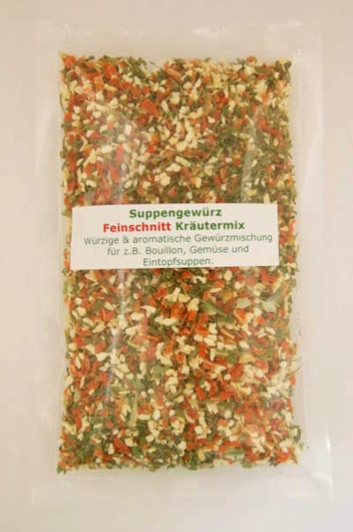 Suppengewürz-Feinschnitt-Kräutermix-Tüte Suppengewürz-Feinschnitt-Kräutermix-Tüte